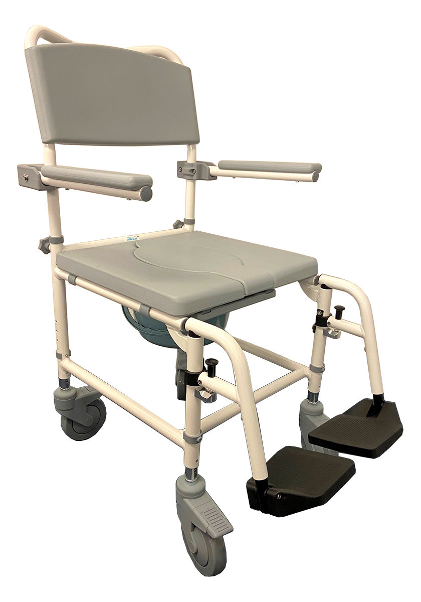 Combathe Attendant Propelled Shower Commode Chair